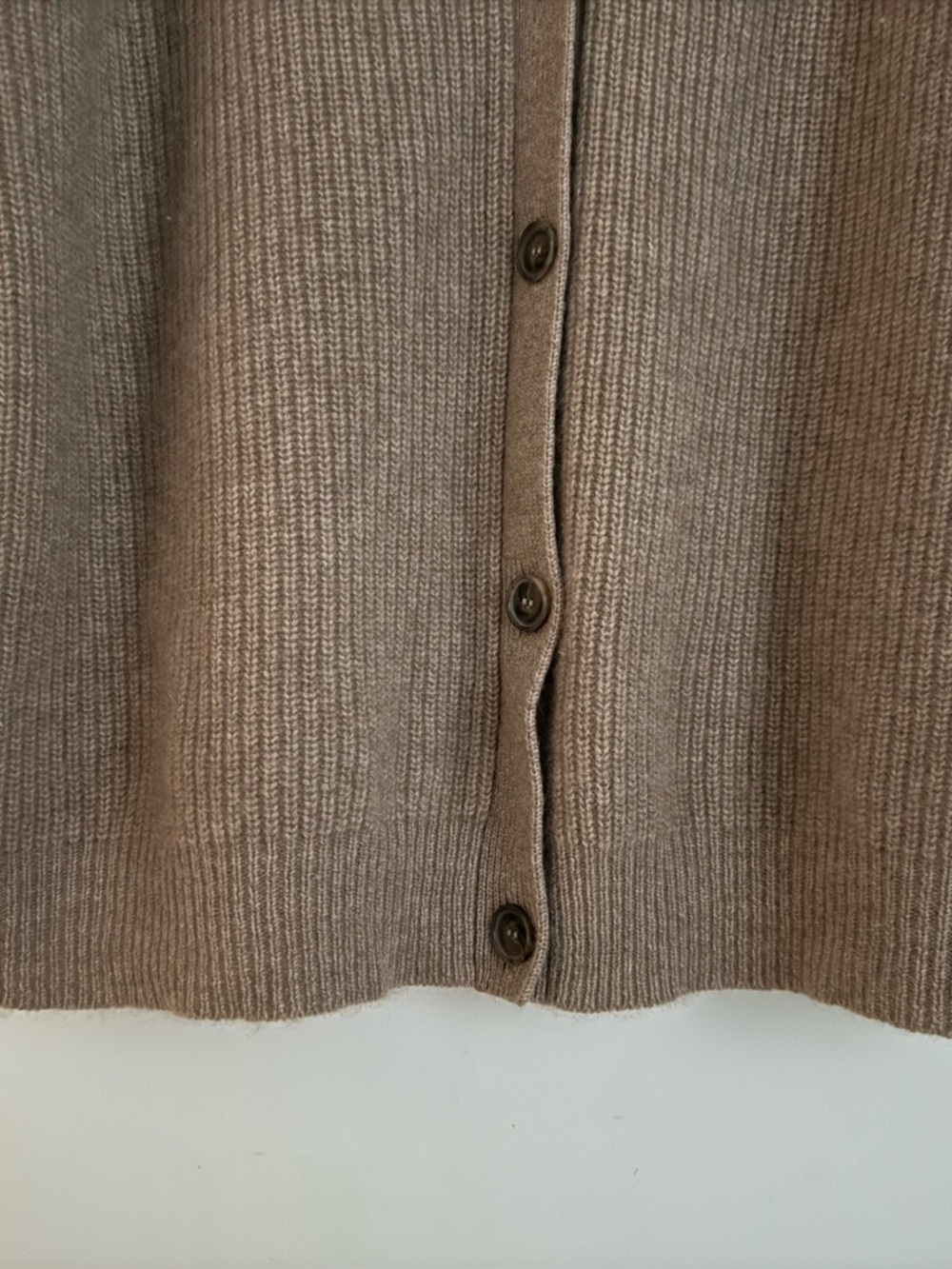 Jenni Kayne Cocoon Cashmere Cardigan M Taupe Color - Picture 4 of 11